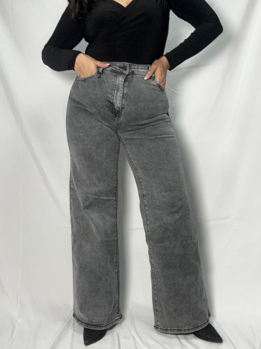 Jeans Carlota Grafito Wide Leg