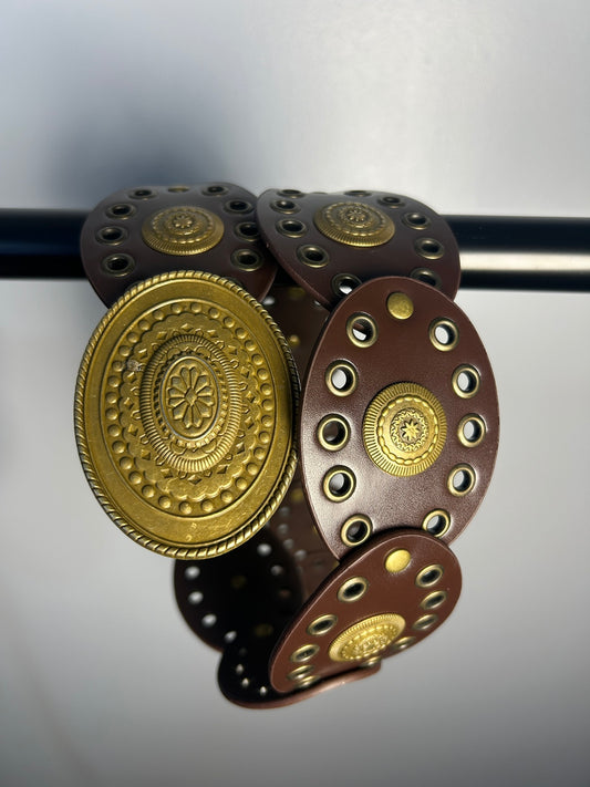 Cinturon Vaquero Negro 100 CM.