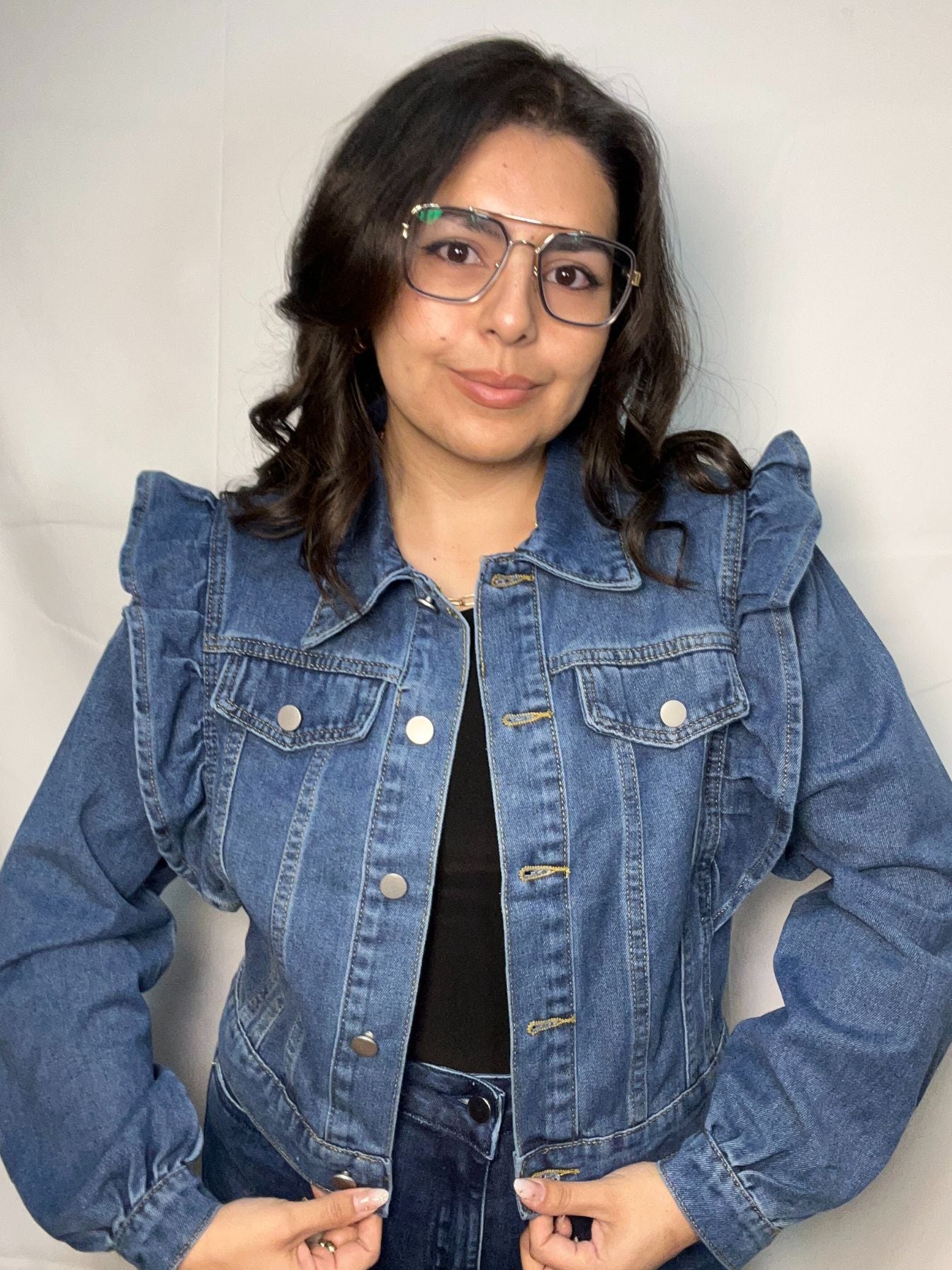 Chaqueta Mezclilla Paulina Azul