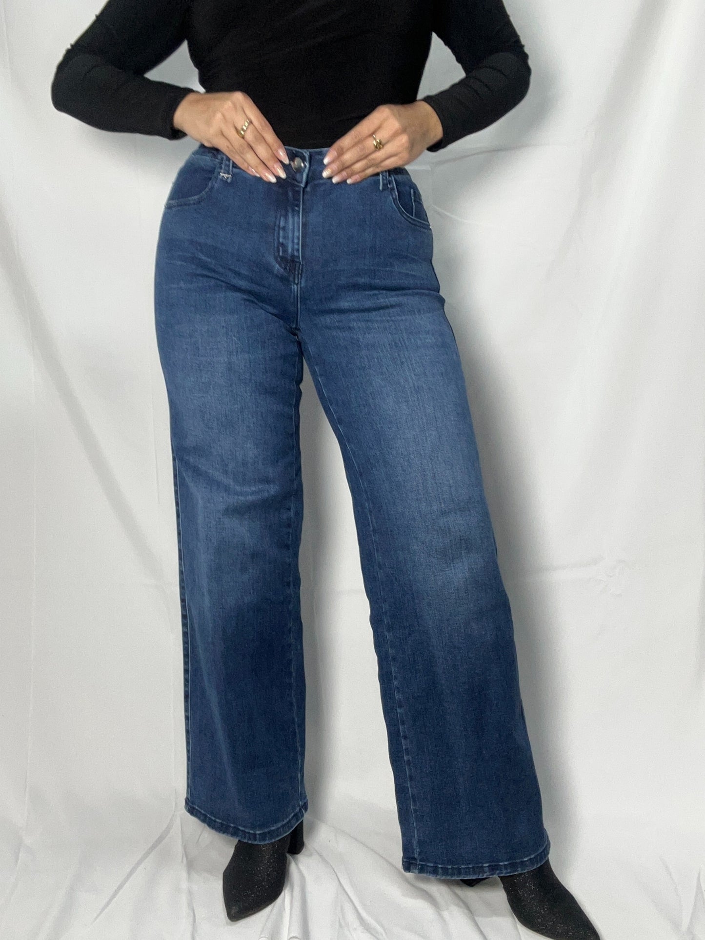 Jeans Carlota Azul Wide Leg