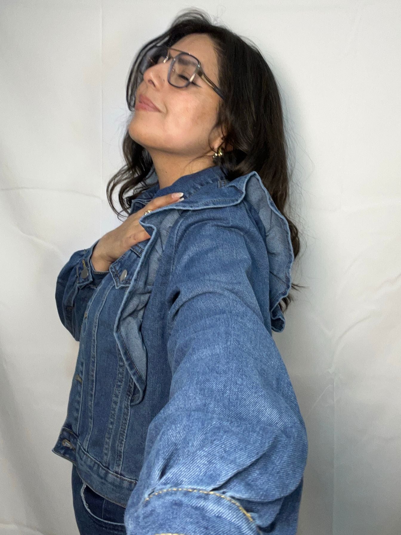 Chaqueta Mezclilla Paulina Azul