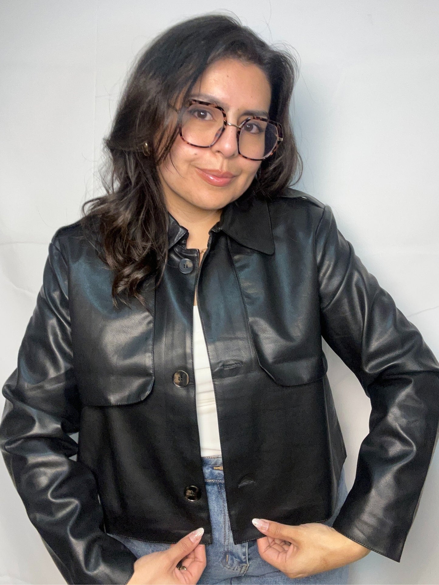 Chaqueta Emma Negro Manga Larga