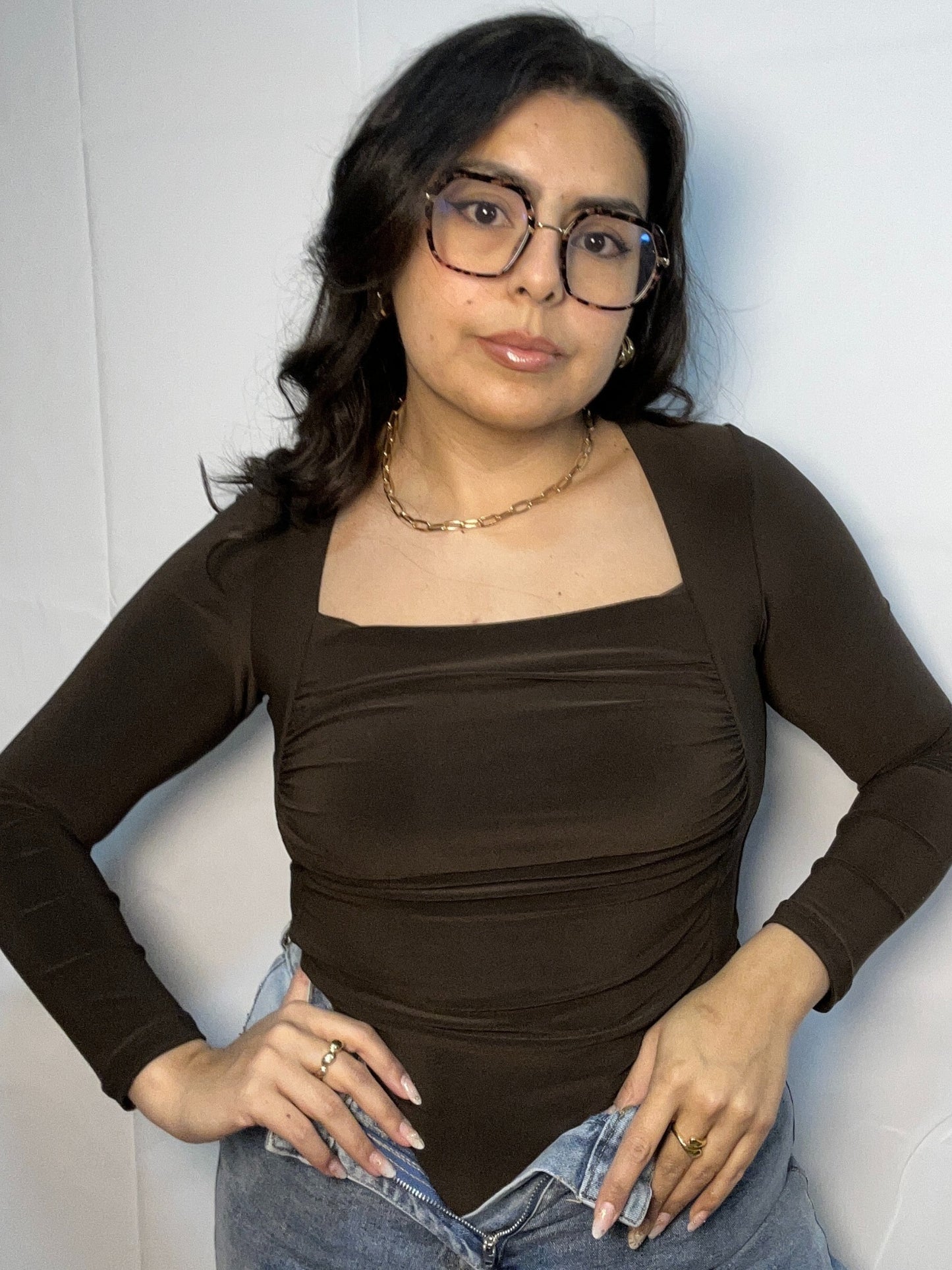 Body Emilia Chocolate Manga Larga