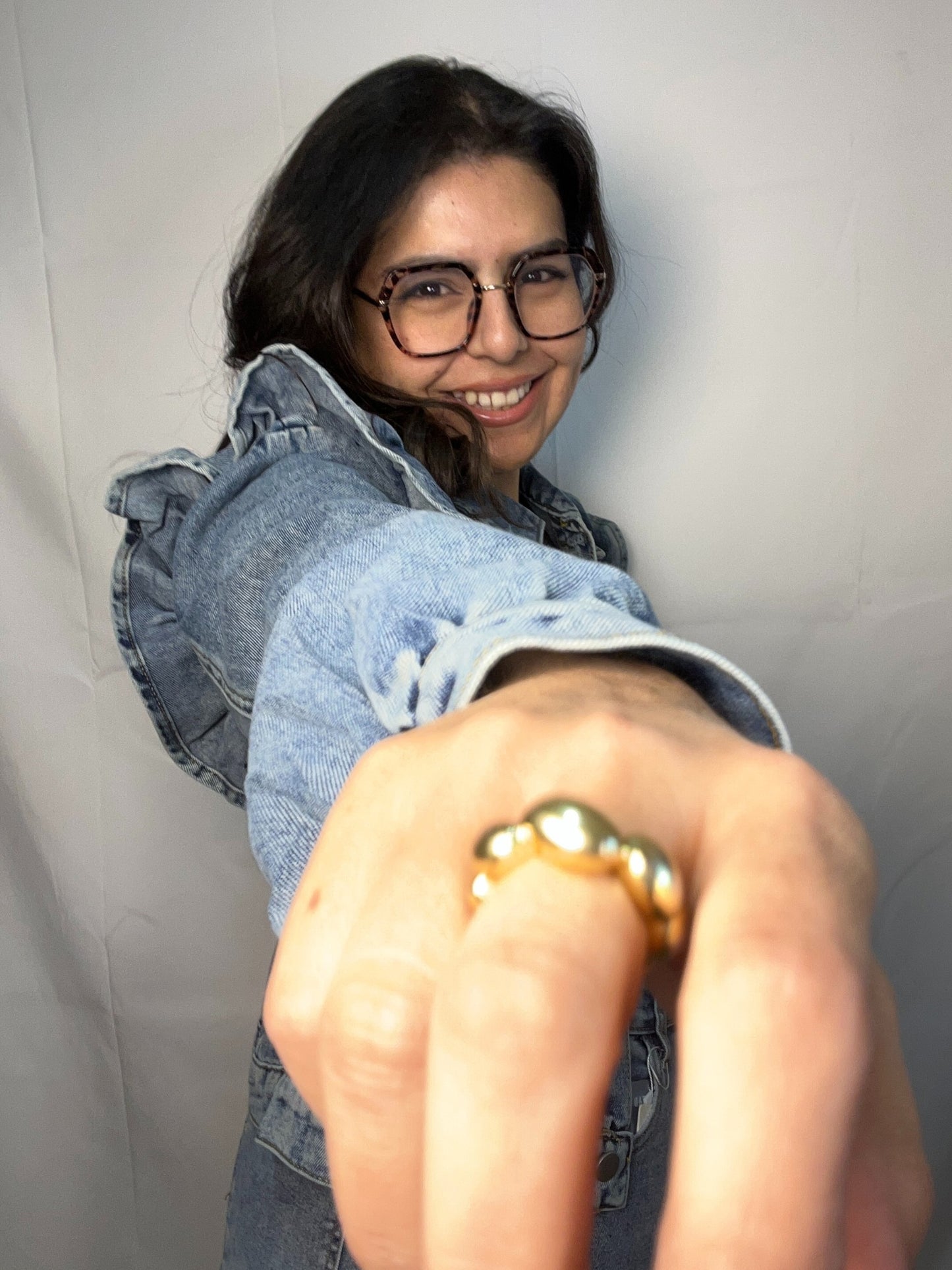 Chaqueta Mezclilla Paulina Celeste