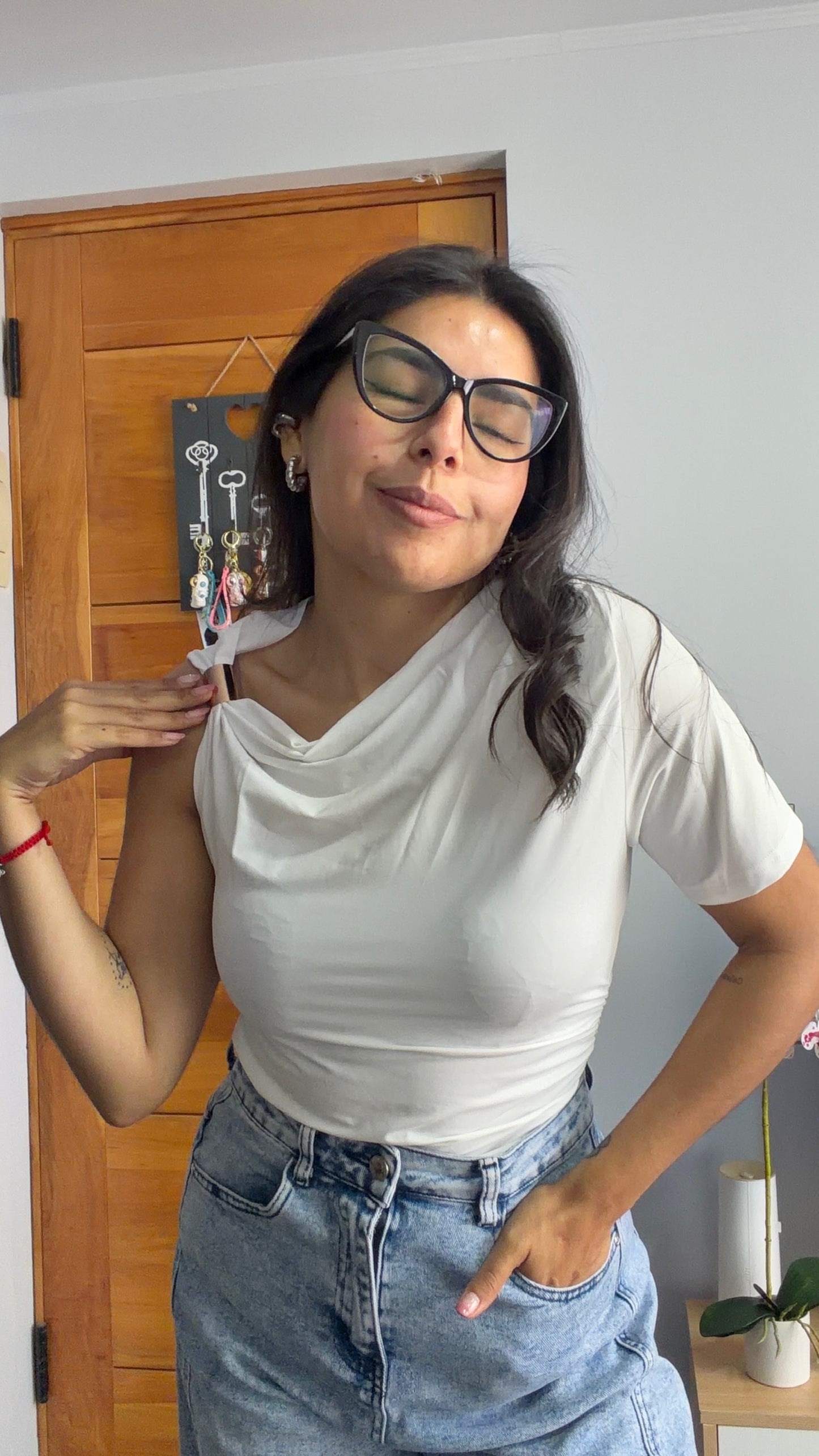 Polera Gladeadora Blanco