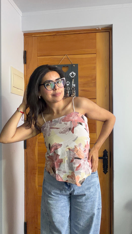 Polera Pañuelo Summer Rojo