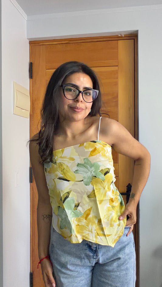 Polera Pañuelo Summer Amarillo