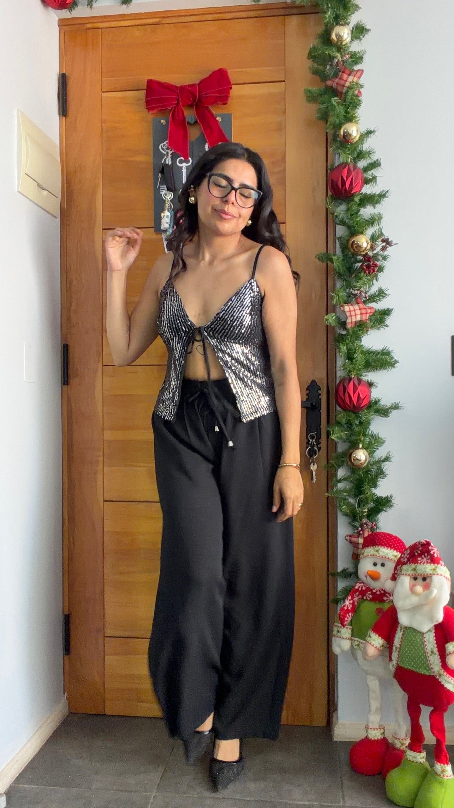 Pantalon Safari Negro