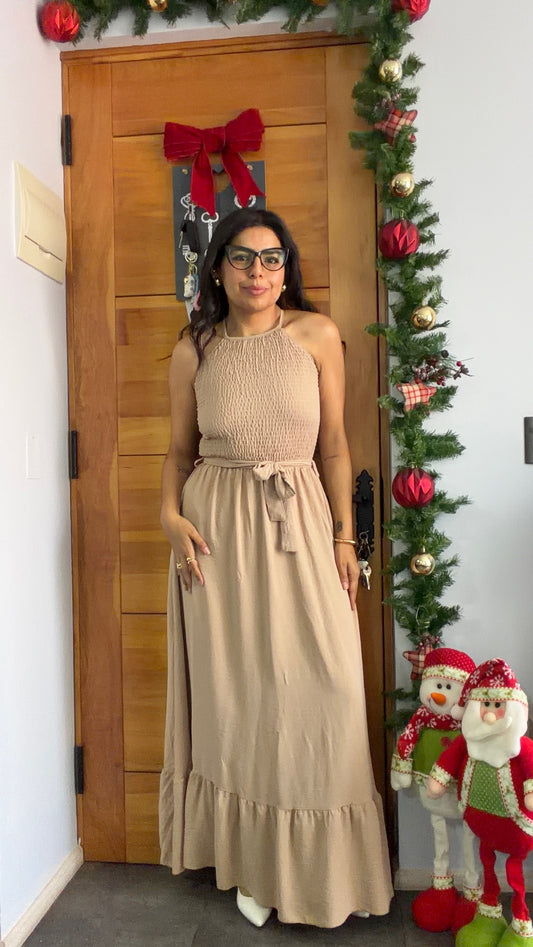 Vestido Emperatriz Beige