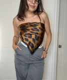 Pañuelo Satín Print Leopardo