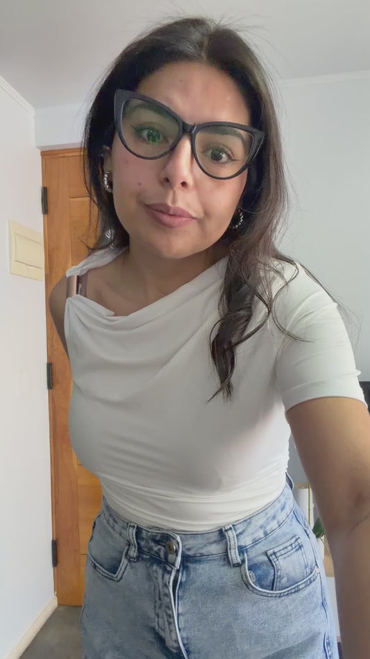 Polera Gladeadora Blanco